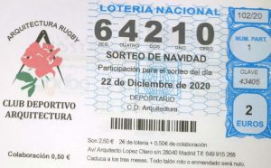 Lotería Arquitectura Rugby